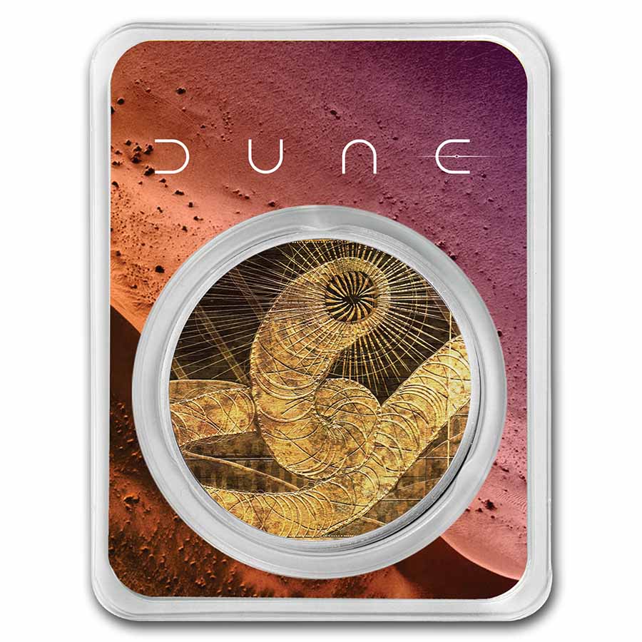 DUNE® Sand Worm 1 oz Silver (Colorized w/TEP) | eBay
